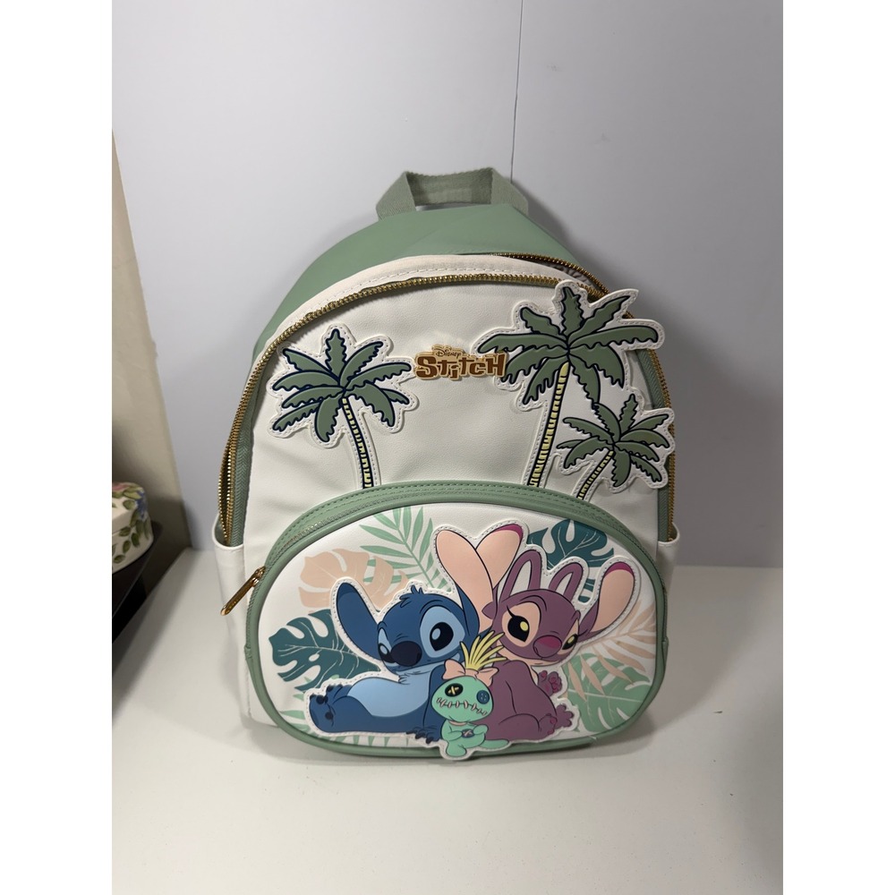 Disney Lilo & Stitch Angel Scrump Tropical Mini Backpack Mint Green bioworld